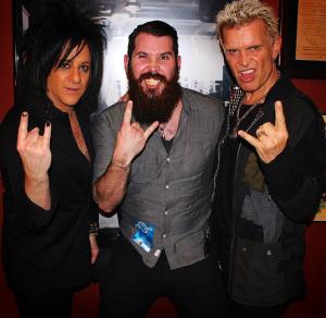 Billy Idol and Steve Stevens, Detroit, Michigan, 2/6/15